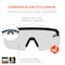 Ergodyne AEGIR-AFAS, Safety Glasses, Anti-Fog & Anti-Scratch, Clear Lens, Matte Black Frame Frame AEGIR-AFAS - alternate 3